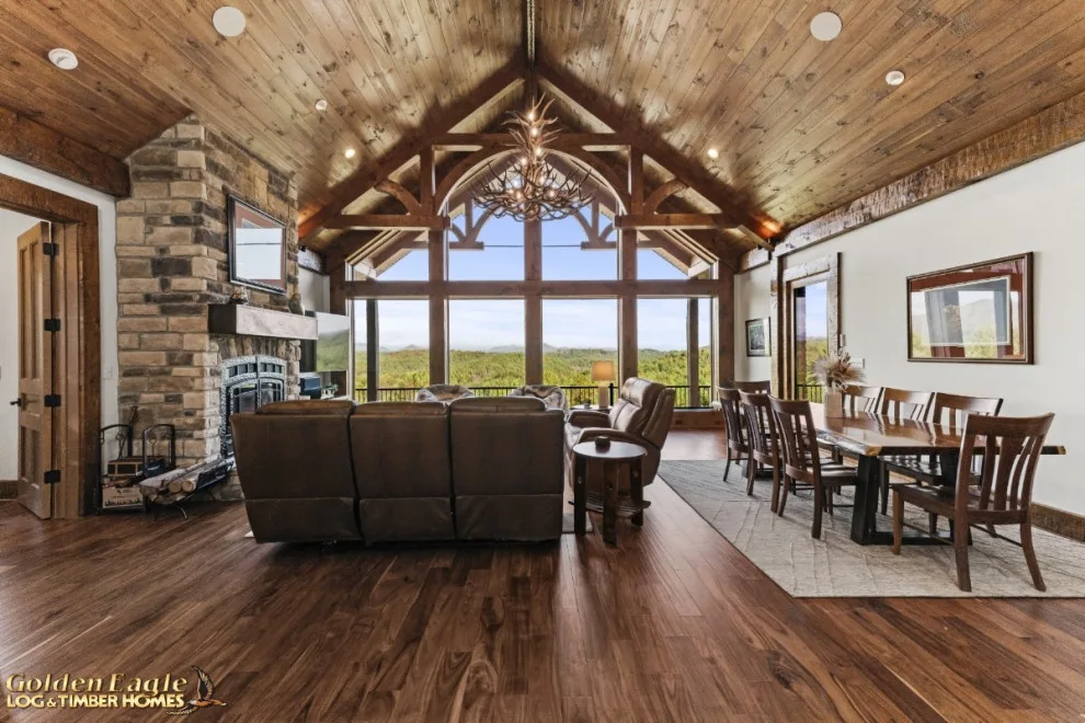 Elegant Meeting Spaces by Golden Eagle Log & Timber Homes - Photo 21