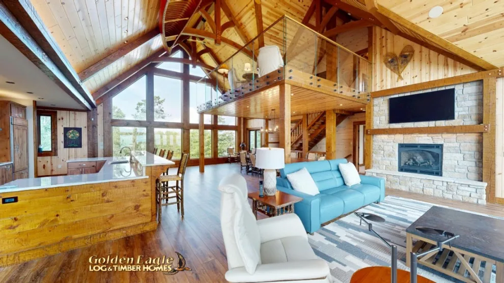 Elegant Meeting Spaces by Golden Eagle Log & Timber Homes - Photo 232