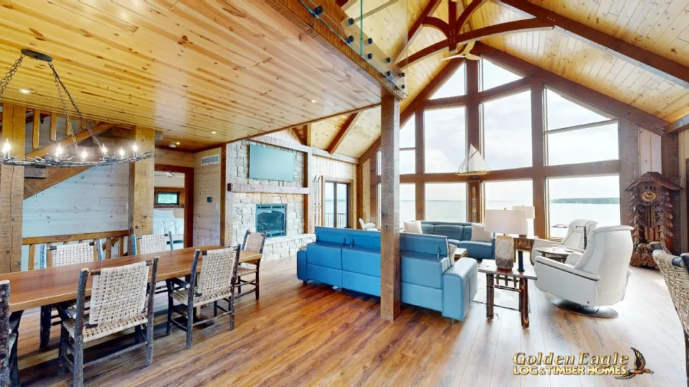 Elegant Meeting Spaces by Golden Eagle Log & Timber Homes - Photo 182