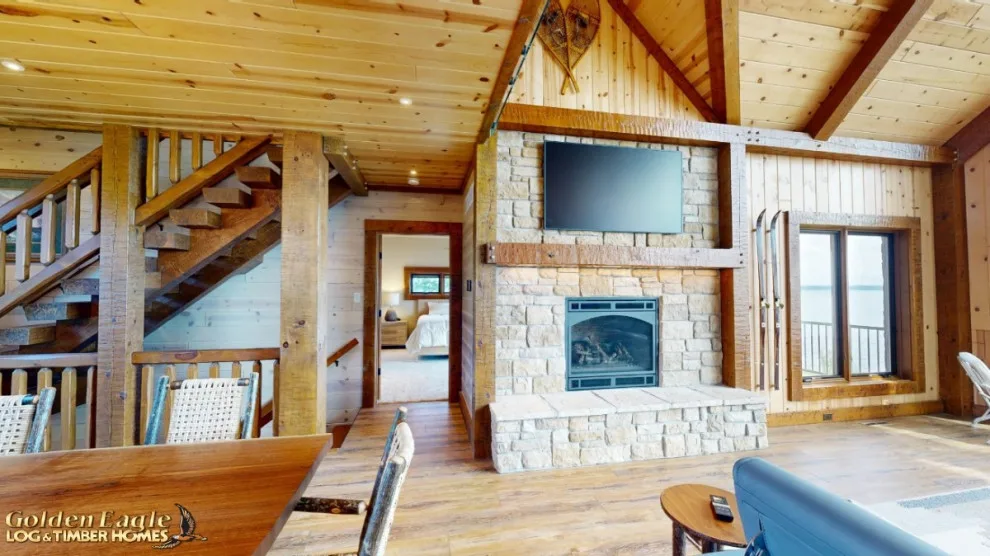 Elegant Meeting Spaces by Golden Eagle Log & Timber Homes - Photo 30