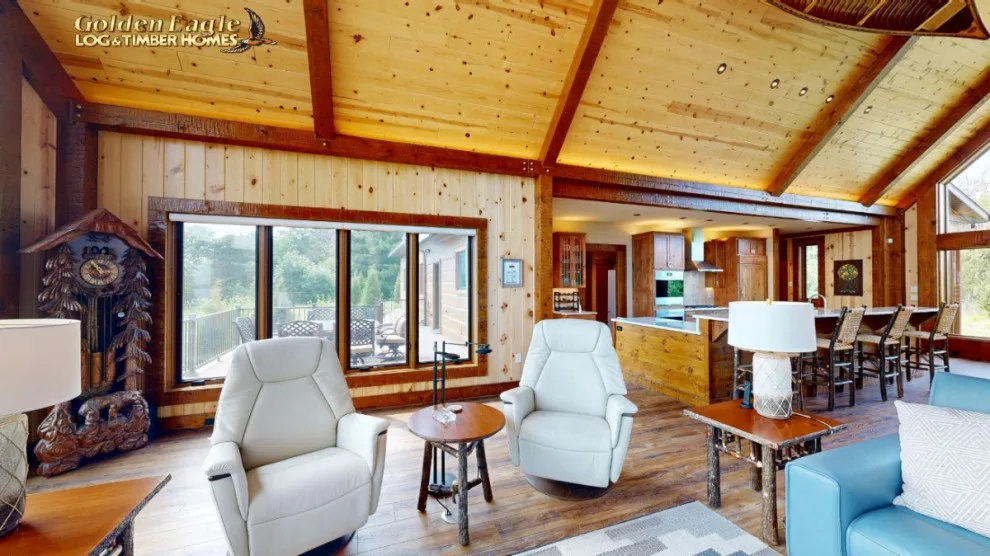 Elegant Meeting Spaces by Golden Eagle Log & Timber Homes - Photo 159