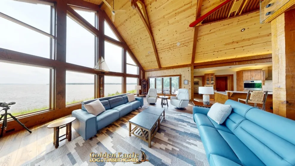 Elegant Meeting Spaces by Golden Eagle Log & Timber Homes - Photo 112