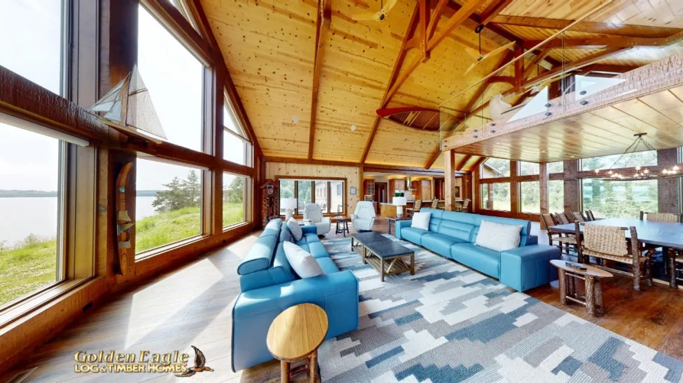 Elegant Meeting Spaces by Golden Eagle Log & Timber Homes - Photo 8