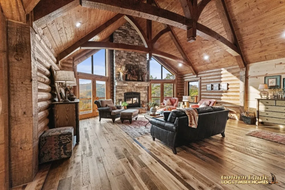 Elegant Meeting Spaces by Golden Eagle Log & Timber Homes - Photo 20
