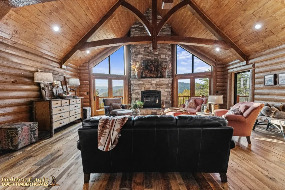 Elegant Meeting Spaces by Golden Eagle Log & Timber Homes - Photo 70