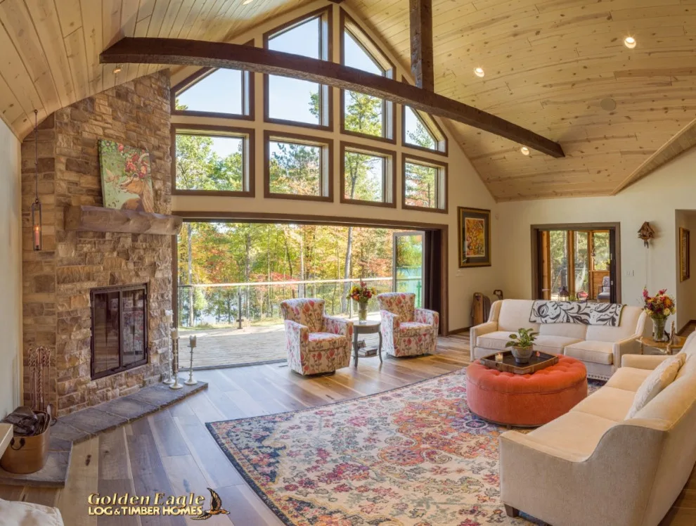 Elegant Meeting Spaces by Golden Eagle Log & Timber Homes - Photo 158
