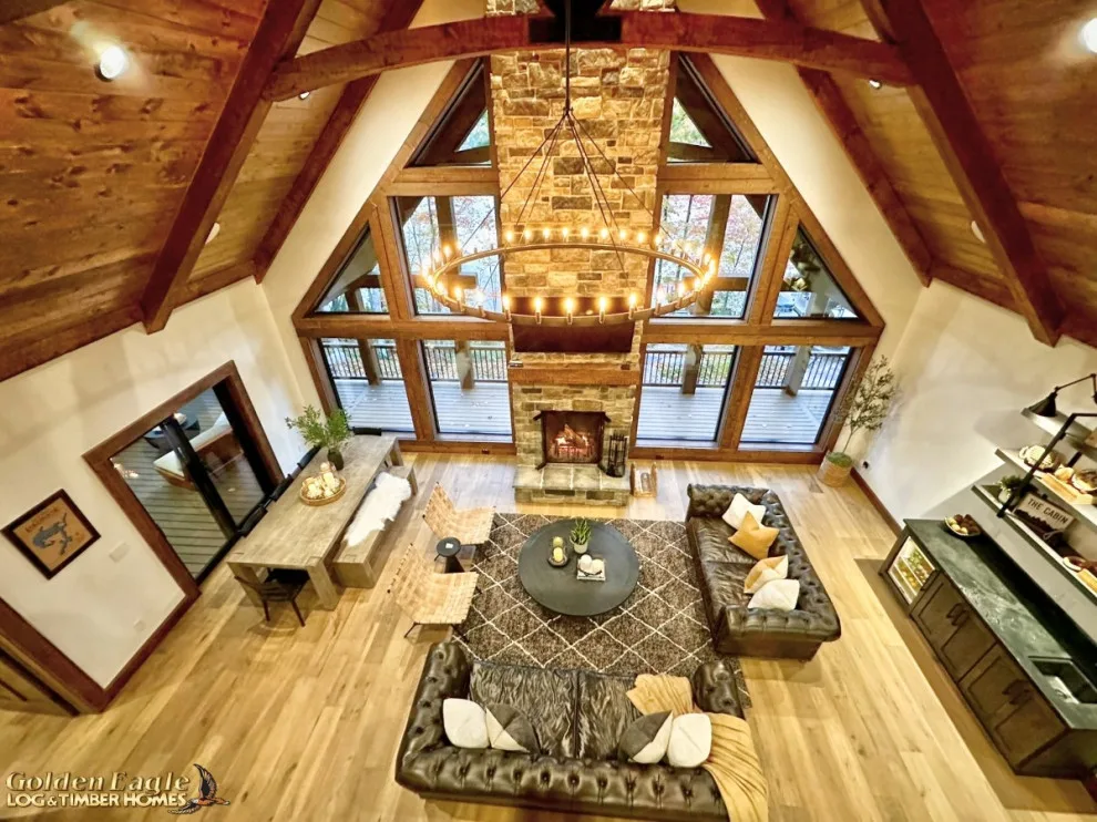 Elegant Meeting Spaces by Golden Eagle Log & Timber Homes - Photo 211