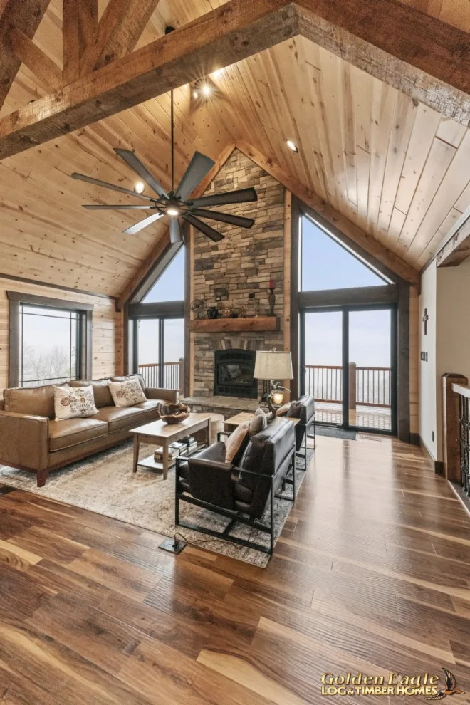 Elegant Meeting Spaces by Golden Eagle Log & Timber Homes - Photo 154