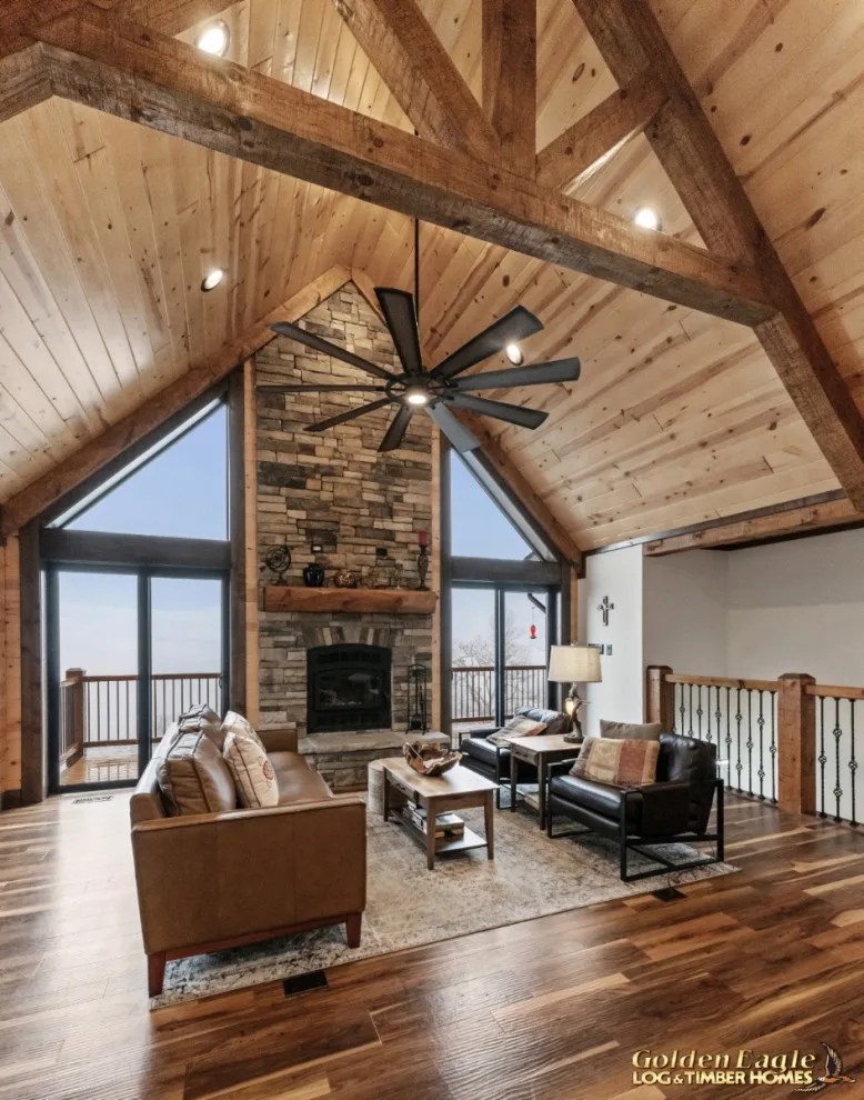 Elegant Meeting Spaces by Golden Eagle Log & Timber Homes - Photo 113