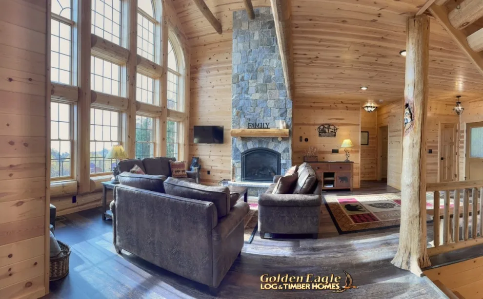 Elegant Meeting Spaces by Golden Eagle Log & Timber Homes - Photo 237
