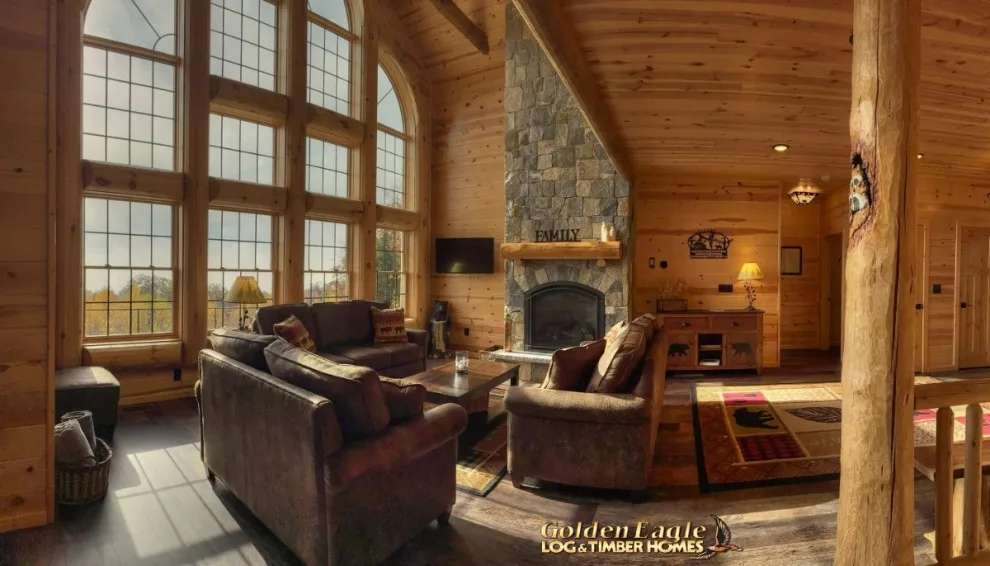 Elegant Meeting Spaces by Golden Eagle Log & Timber Homes - Photo 204