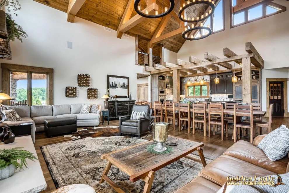 Elegant Meeting Spaces by Golden Eagle Log & Timber Homes - Photo 181