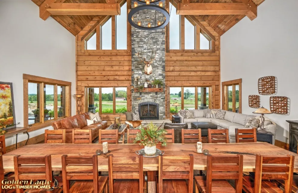 Elegant Meeting Spaces by Golden Eagle Log & Timber Homes - Photo 84