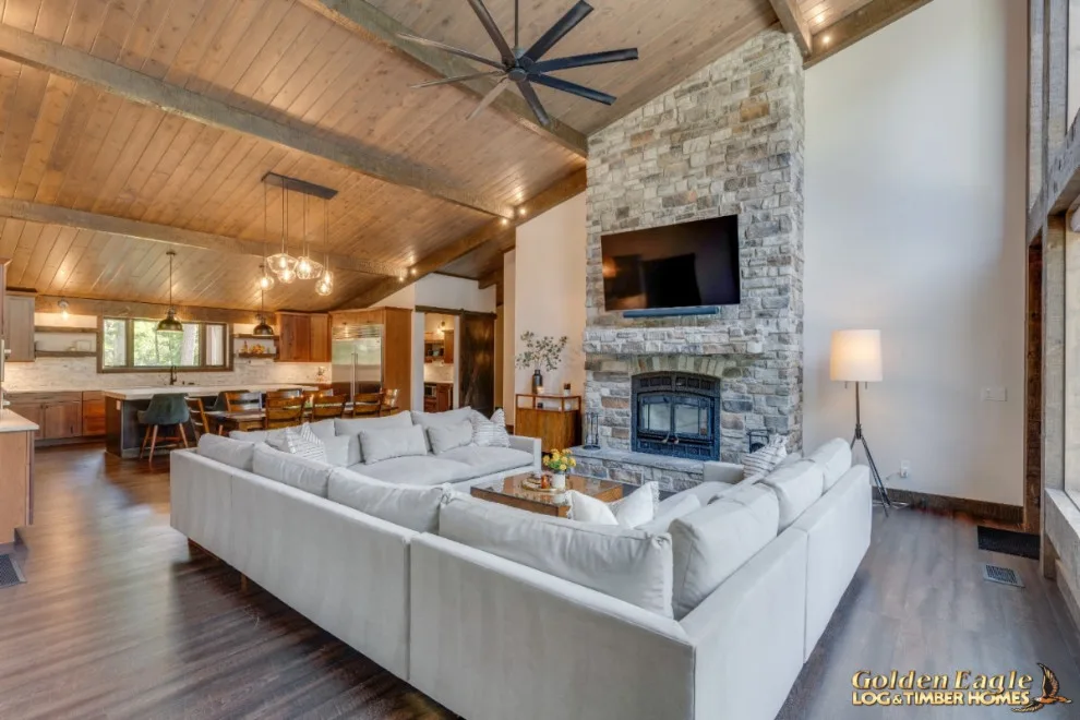 Elegant Meeting Spaces by Golden Eagle Log & Timber Homes - Photo 101