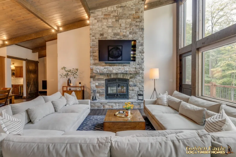 Elegant Meeting Spaces by Golden Eagle Log & Timber Homes - Photo 103