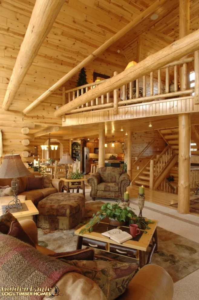 Elegant Meeting Spaces by Golden Eagle Log & Timber Homes - Photo 177
