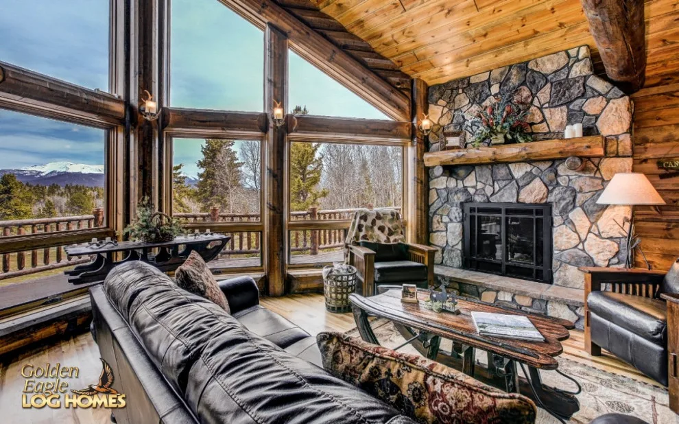 Elegant Meeting Spaces by Golden Eagle Log & Timber Homes - Photo 215
