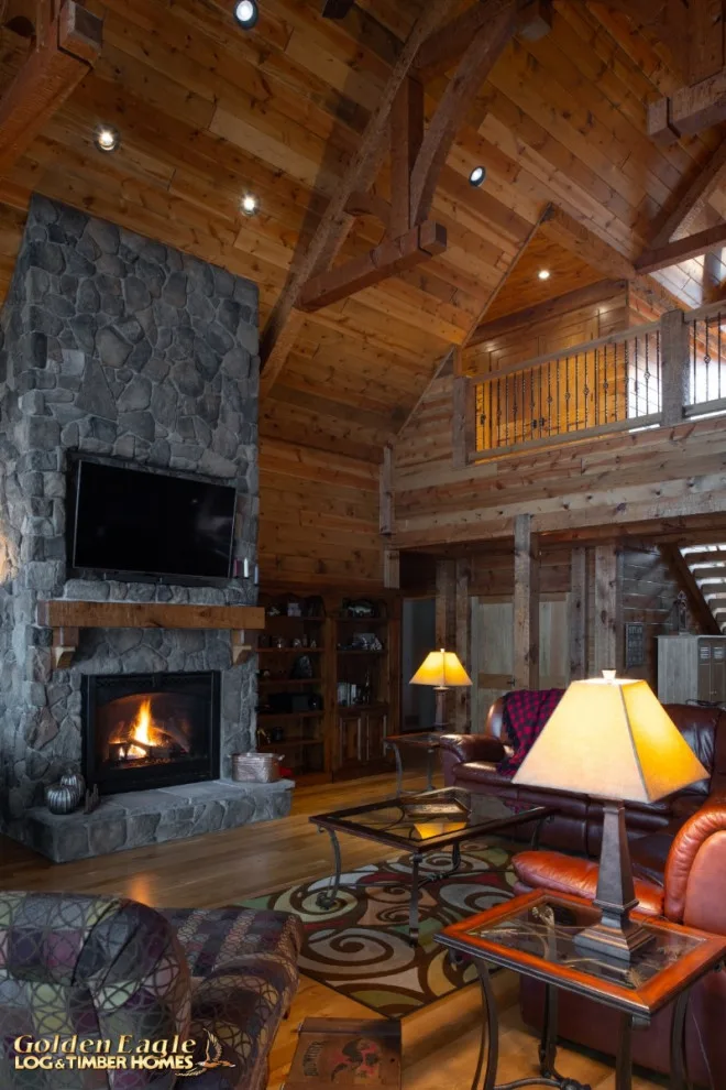 Elegant Meeting Spaces by Golden Eagle Log & Timber Homes - Photo 67