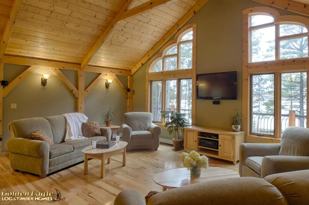 Elegant Meeting Spaces by Golden Eagle Log & Timber Homes - Photo 83