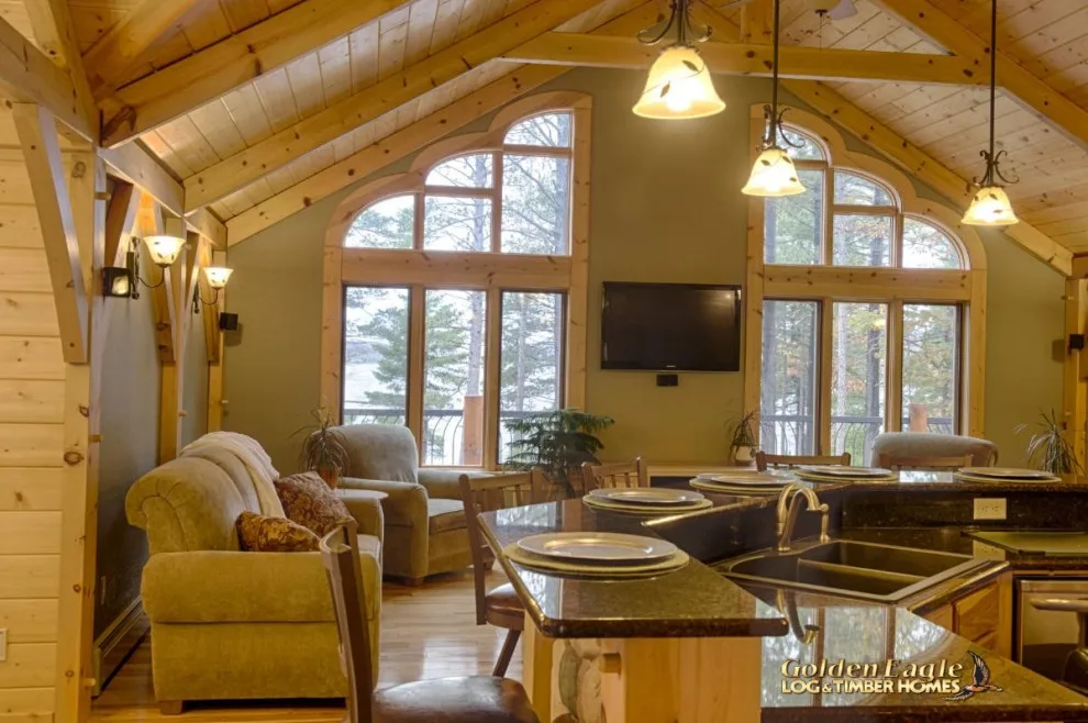 Elegant Meeting Spaces by Golden Eagle Log & Timber Homes - Photo 75