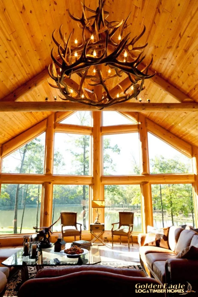 Elegant Meeting Spaces by Golden Eagle Log & Timber Homes - Photo 191