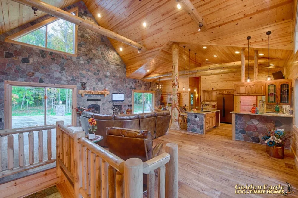 Elegant Meeting Spaces by Golden Eagle Log & Timber Homes - Photo 244