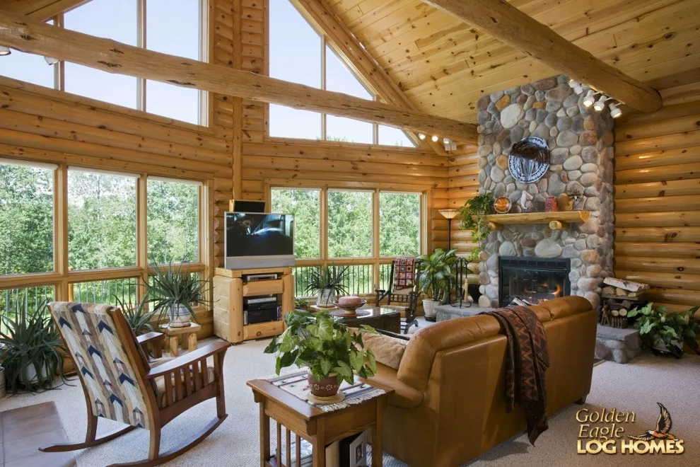 Elegant Meeting Spaces by Golden Eagle Log & Timber Homes - Photo 149