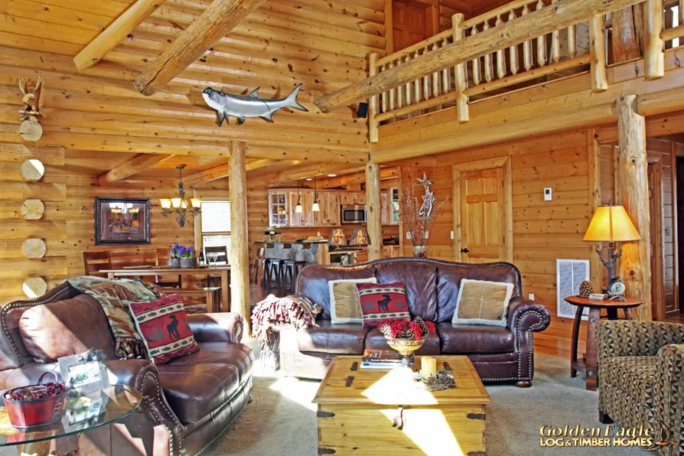 Elegant Meeting Spaces by Golden Eagle Log & Timber Homes - Photo 28