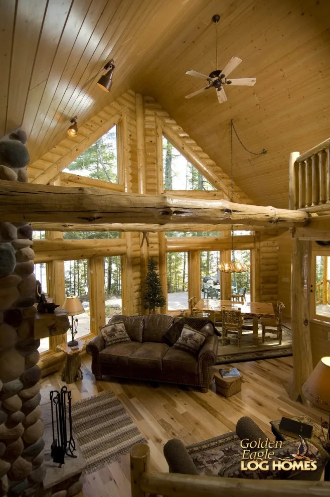 Elegant Meeting Spaces by Golden Eagle Log & Timber Homes - Photo 55
