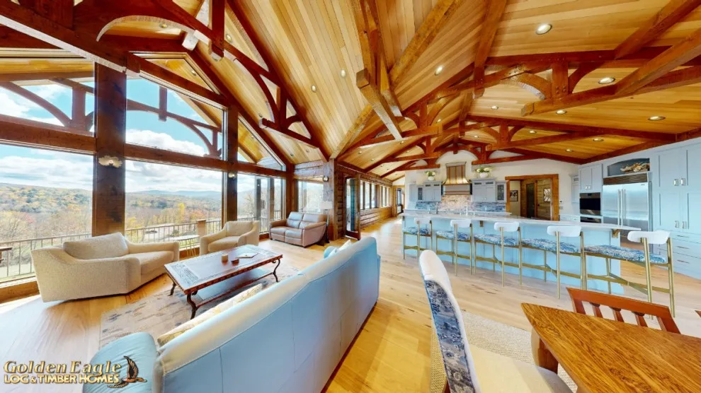 Elegant Meeting Spaces by Golden Eagle Log & Timber Homes - Photo 40