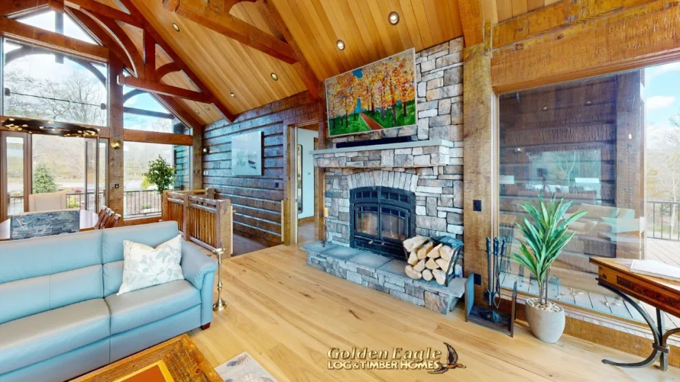 Elegant Meeting Spaces by Golden Eagle Log & Timber Homes - Photo 34