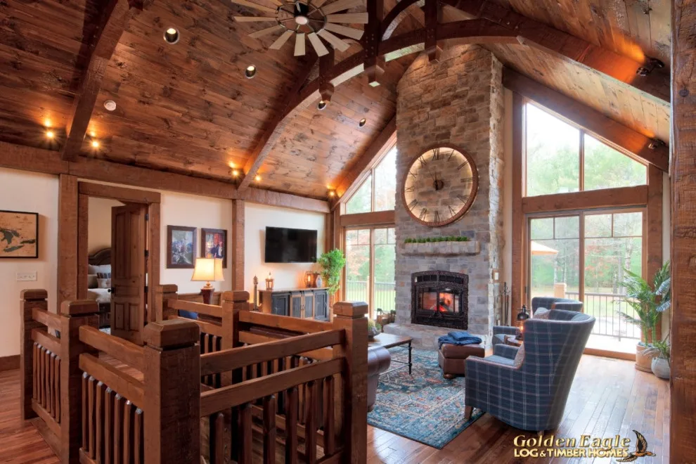 Elegant Meeting Spaces by Golden Eagle Log & Timber Homes - Photo 123