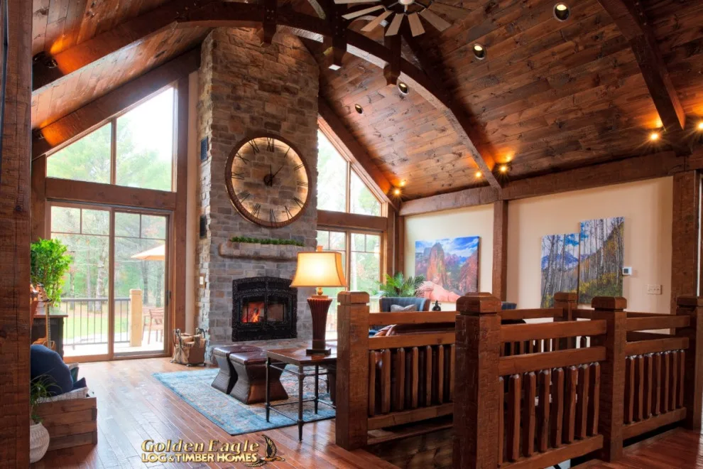 Elegant Meeting Spaces by Golden Eagle Log & Timber Homes - Photo 185
