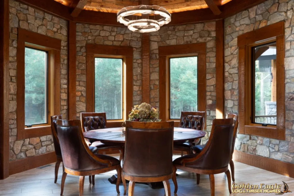 Elegant Meeting Spaces by Golden Eagle Log & Timber Homes - Photo 19