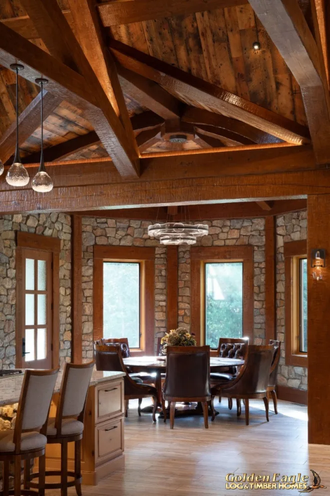 Elegant Meeting Spaces by Golden Eagle Log & Timber Homes - Photo 124