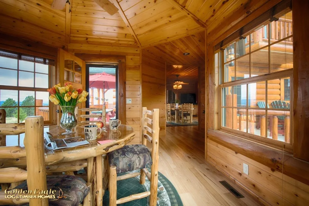 Elegant Meeting Spaces by Golden Eagle Log & Timber Homes - Photo 219