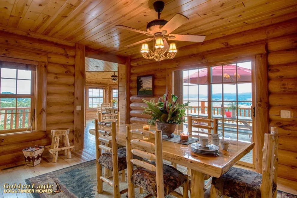 Elegant Meeting Spaces by Golden Eagle Log & Timber Homes - Photo 251
