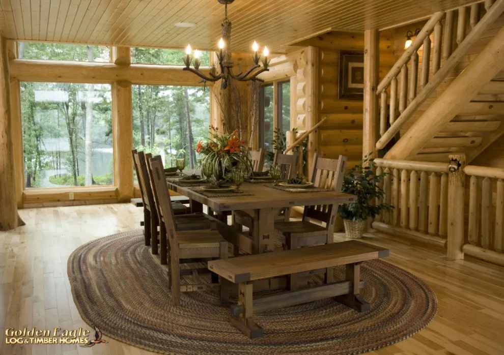 Elegant Meeting Spaces by Golden Eagle Log & Timber Homes - Photo 57