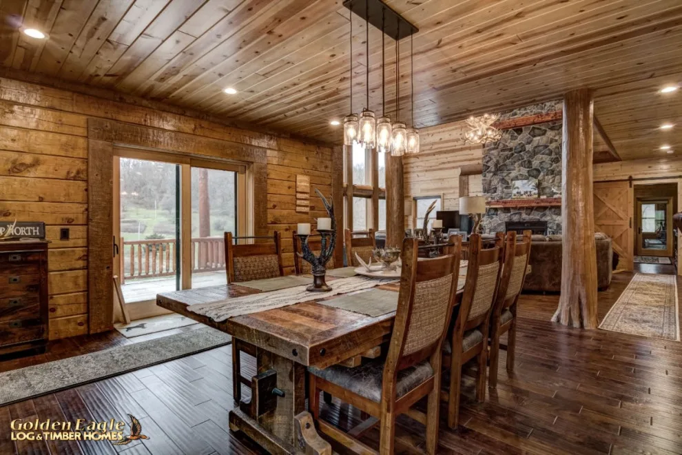 Elegant Meeting Spaces by Golden Eagle Log & Timber Homes - Photo 91