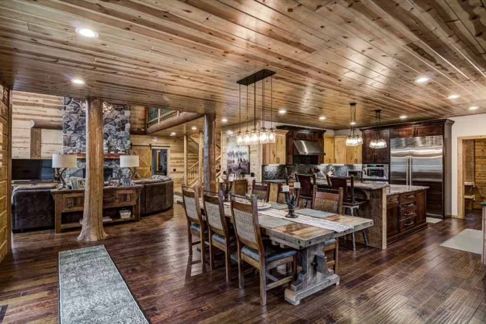 Elegant Meeting Spaces by Golden Eagle Log & Timber Homes - Photo 46