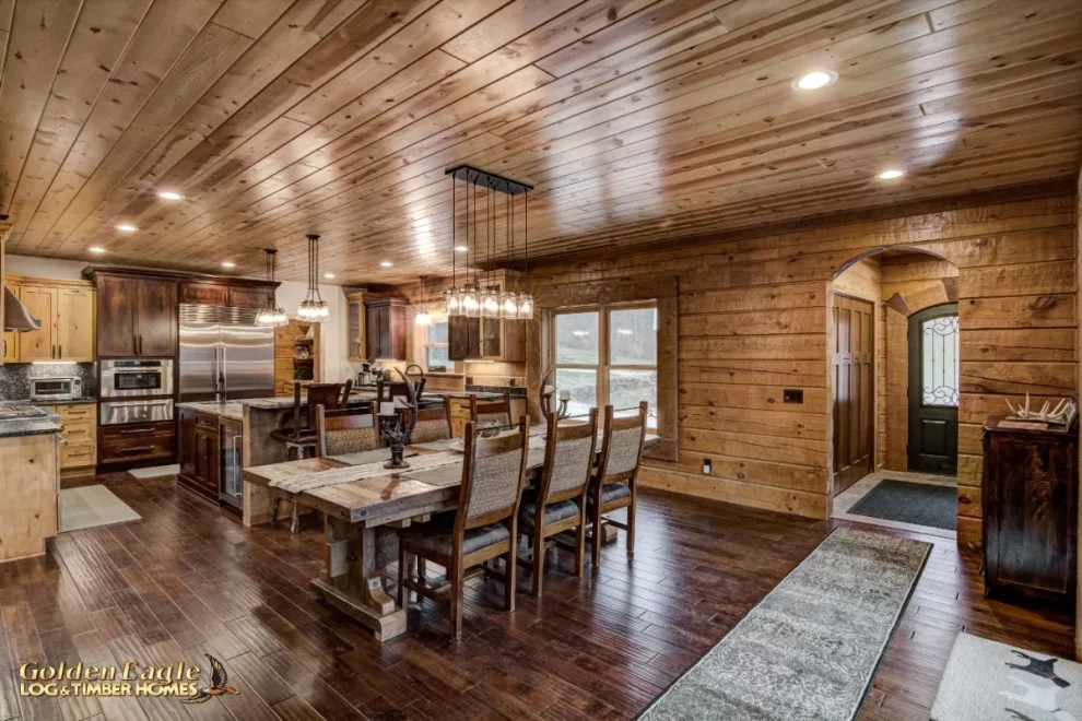 Elegant Meeting Spaces by Golden Eagle Log & Timber Homes - Photo 71