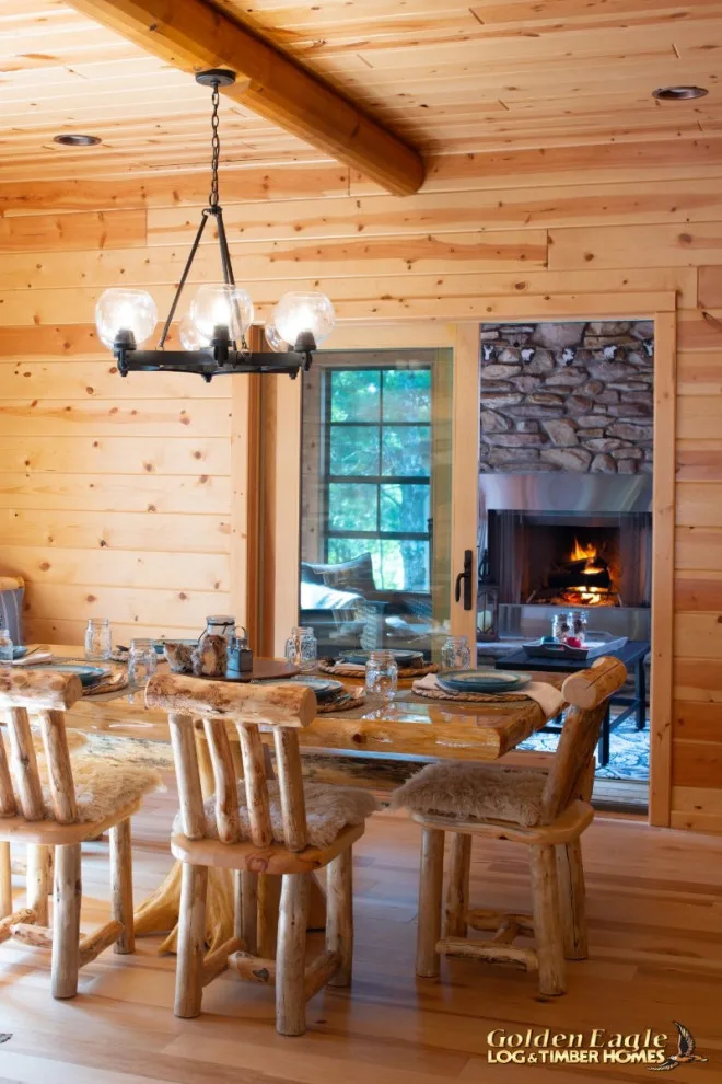Elegant Meeting Spaces by Golden Eagle Log & Timber Homes - Photo 195
