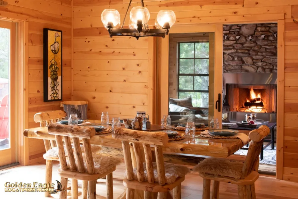 Elegant Meeting Spaces by Golden Eagle Log & Timber Homes - Photo 240