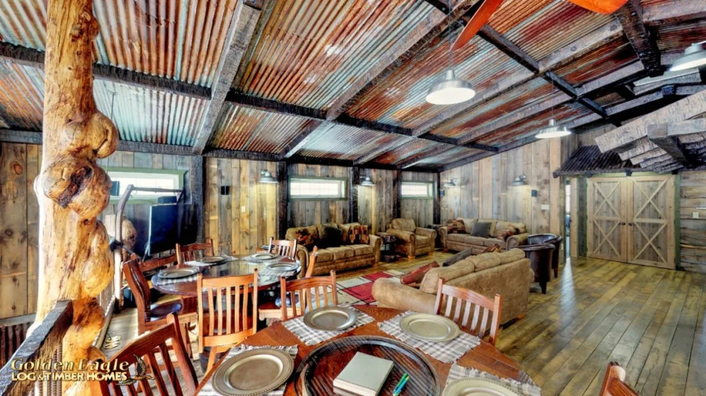 Elegant Meeting Spaces by Golden Eagle Log & Timber Homes - Photo 235