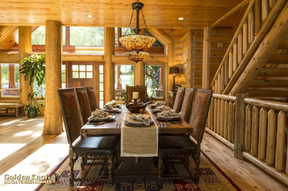 Elegant Meeting Spaces by Golden Eagle Log & Timber Homes - Photo 233