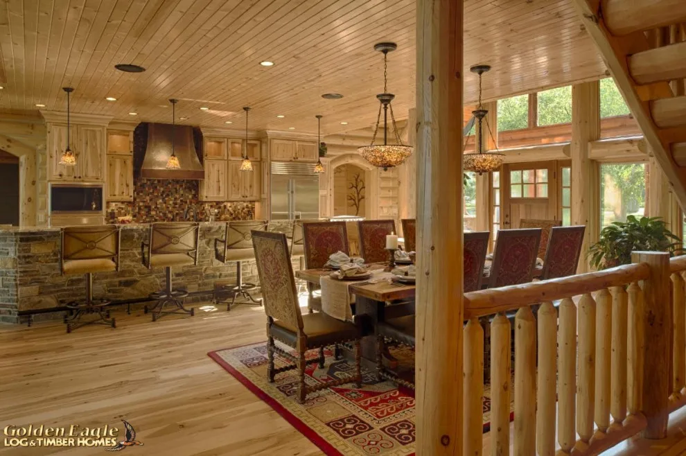 Elegant Meeting Spaces by Golden Eagle Log & Timber Homes - Photo 44