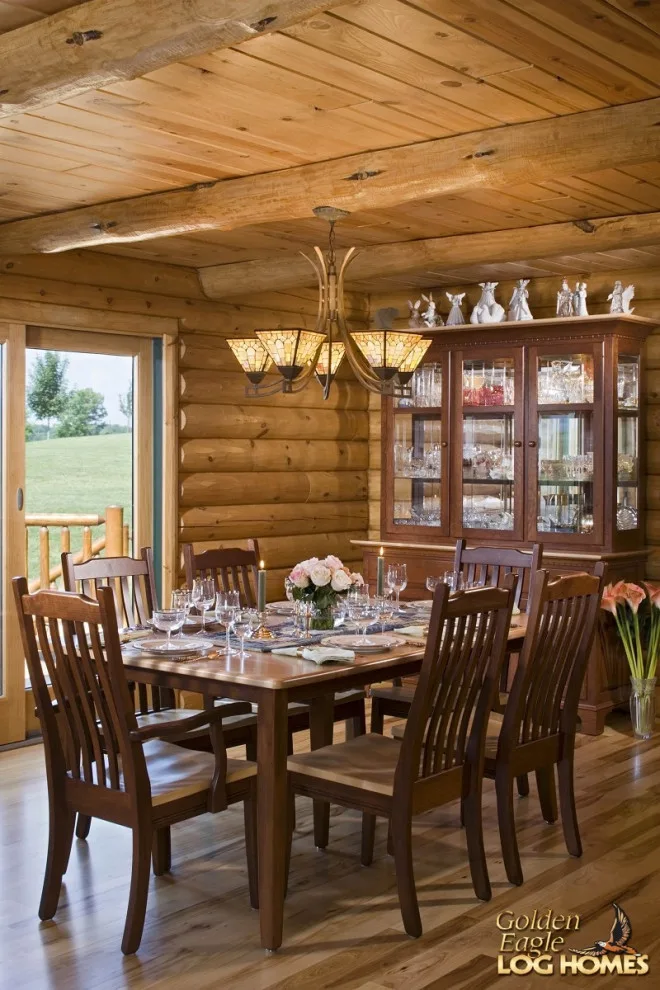 Elegant Meeting Spaces by Golden Eagle Log & Timber Homes - Photo 265