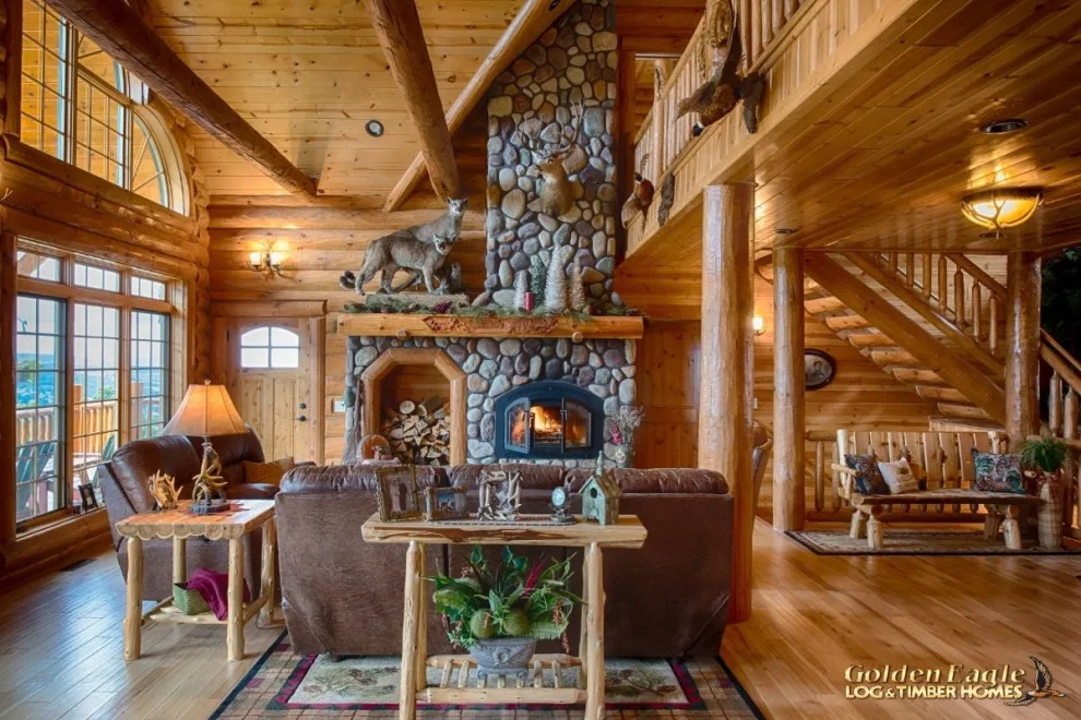 Elegant Meeting Spaces by Golden Eagle Log & Timber Homes - Photo 138