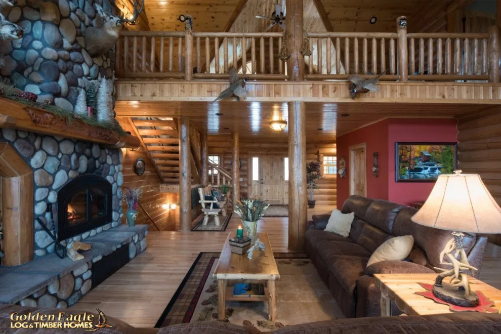 Elegant Meeting Spaces by Golden Eagle Log & Timber Homes - Photo 213