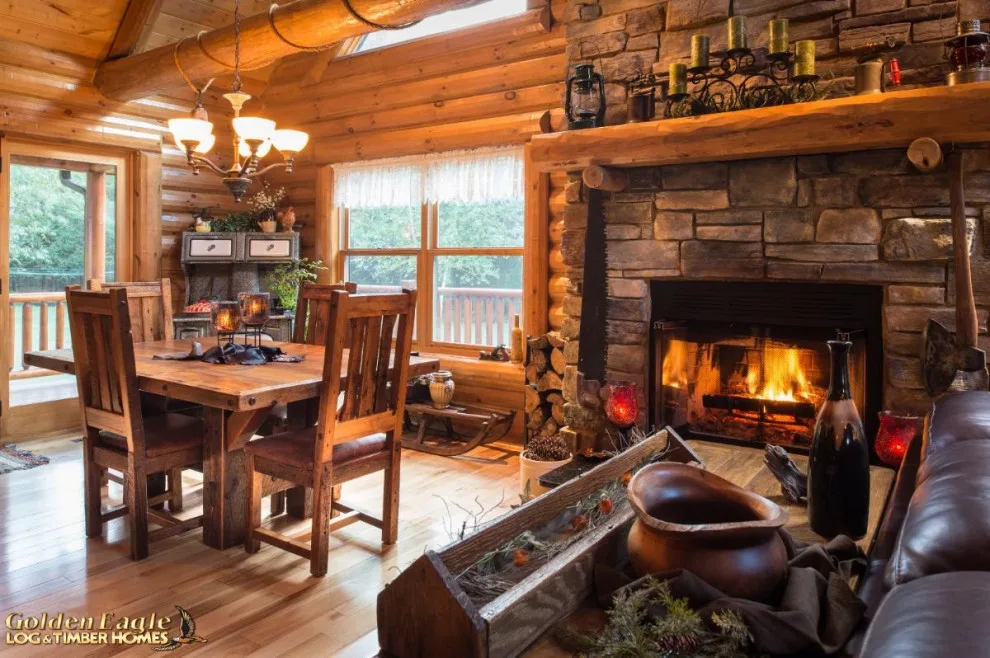 Elegant Meeting Spaces by Golden Eagle Log & Timber Homes - Photo 143